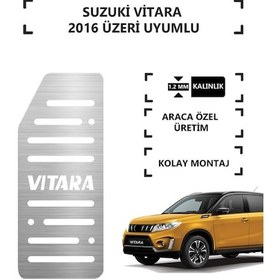 Resim A&g Tuning Suzuki Vitara 2016 Üzeri Ayak Dinlendirme Pedalı Krom Ayak Dayama Pedalı Kgagpedal000002 