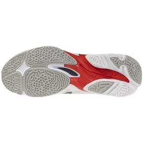Resim Mizuno Wave Lightning Elite Mıd Unisex Voleybol Ayakkabısı Beyaz Çok Renkli 