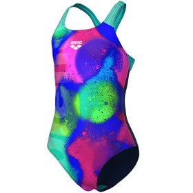 Resim Spray Paint Swim Pro Back Çocuk Lacivert Yüzücü Mayosu 010286740 