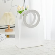 Resim 10 adet Zarif Şeffaf PVC Hediye Çantaları - Mükemmel Doğum Günü, Parti Hediyeleri ve Özel Günler İçin - 18.49x16.0x8.0 cm, Parti Hediyeleri Çantaları|Sophisticated Çantalar|Clear Visibility Meter 