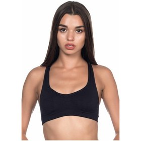 Resim Siyah Mı Emay 4025 Pedli Sporcu Büstiyer Siyah 