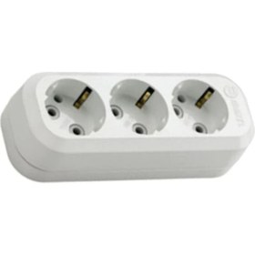 Resim Makel 3'lü Topraklı Klemensli Kablosuz Grup Priz 