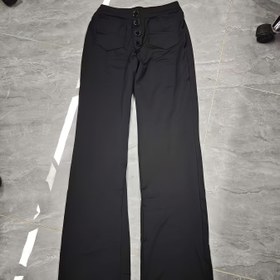 Resim Kadınlar İçin Yüksek Bel Düz Paça Pantolon - Şeffaf Olmayan, Çoklu Cep Detaylı, Zarif Siyah Günlük ve Resmi Kullanım için Elbise Pantolonu - Makinede Yıkanabilir, Yüksek Bel, Sonbahar Kış Giyim, Dayanıklı Kumaş, Ofis Stili, Rahat Kesim, Profesyonel Kadınlar için Şık Alt Giysi 