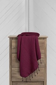 Resim Kilim Bez Peştemal BORDO 95 x 180 