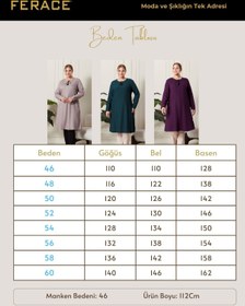 Resim Ferace Kadın Büyük Beden Tesettür Tunik 