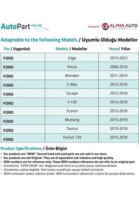 Resim Ford Edge, Focus, Mondeo İçin Kapı Döşeme Klipsi 