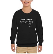 Resim Louis Tomlinson - Break Your Heart Siyah Çocuk Sweatshirt 