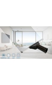 Resim Daders Home Supervac - ile Uyumlu Buharlı Temizleyici Için Pencere Başlığı, Cam, Pencere ve Aynalar Için Şeritsiz Temizlik, Başlık Üzerinde Buhar Çıkış Delikleri, Küçük Ölçüler ve Düşük Ağırlık 