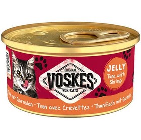 Resim Voskes Ton Balıklı ve Karidesli Jelly Kedi Yaş Konservesi 85 Gr 