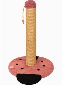 Resim Reyo Pet Uğur Böceği Kedi Tırmalama Platformu Pembe 