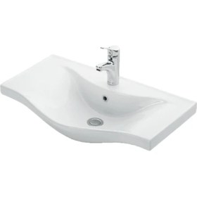 Resim Özceden Yıldız Banyo Dolabı 65 cm Beyaz Mdf 
