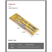 Resim Yuntech01 Metrik Çelik Malzeme Elden Vida Kesici Seti - 8 Parça Kombinasyonlu Tornavida, Kesici Ve Takımlar Dıy Tamir Araçları 