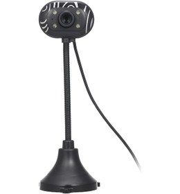 Resim Geeksen Usb 2.0 Web Kamerası, 480p Çözünürlük, Mikrofonlu, Otomatik Odak, Gürültü Azaltma, Led Işık, Sınıf Ve Toplantılar İçin 