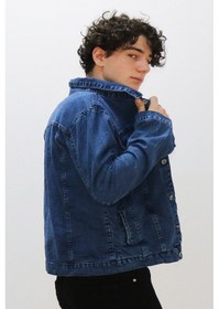 Resim Erkek Kot Ceket Lacivert Kot Ceket Lacivert 