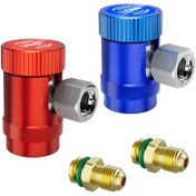 Resim Dashanshop R1234yf Adaptör Seti 2li Ayarlanabilir Hızlı Bağlantı Aleti 