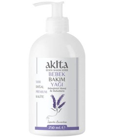Resim Akita Doğal Bebek Bakım Yağı Lavanta 250Ml 