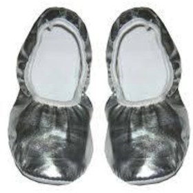 Resim salarticaret Gümüş Pisipisi Bale Ayakkabısı Suuni Deri Siparişlerinizi Bir Beden Büyük Veriniz 