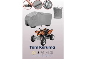 Resim Dokaca Gri P.olaris Predator 500 Atv Brandası, Atv Koruyucu Örtüsü 