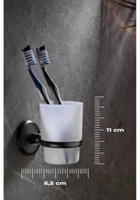 Resim Diş Fırçalık Siyah S-104 Siyah 