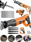 Resim Dragro GRZ-tlk9000 Turuncu 10 Uç 9000 Sjs 6 Kademe Devir Ayarli Bakir Sargili Beton Tuğla Kemik Kesme Tilki Kuyruğu 