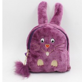 Resim Chantaky 039 3000 Peluş Tavşan Çocuk Sırt Çantası Mor 