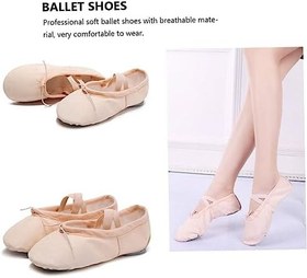 Resim VALICLUD 1çift Erkek Kız İçin Rahat Bale Ayakkabısı Esnek Tabanlı Nefes Alabilen Performans Ve Pratik İçin Uygun Yumuşak 