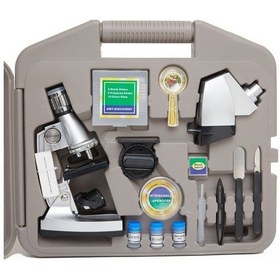 Resim 50x-100x-200x-400x-600-1200x Çocuklariçin Eğitici Projektörlü Mikroskop Seti Çok Renkli 