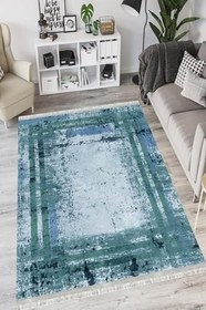 Resim Doku Punto Kaymaz Dot Tabanlı Yıkanabilir Antibakteriyel Dijital Baskı Doku Halı Yolluk, DK-5091C-PNT-80X250 