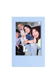 Resim Fujifilm Instax mini 12 Mavi Fotoğraf Makinesi-10'lu Film-Çerçeve-Kare Albüm ve Deri Kılıf Seti 