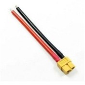 Resim Xt60 Dişi Lipo pil Şarj Kablosu 15cm 12AWG 