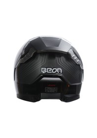 Resim Beon B-507 Full Face Motosiklet Kaskı FF01 Gri/siyah 