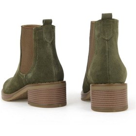 Resim Ziya, Kadın Hakiki Deri Bot 1531020z2325 Haki 1531020z2325 610 Haki 