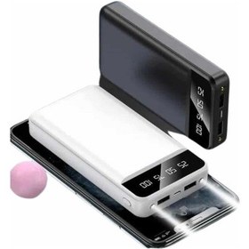 Resim 4 Çıkışlı 20.000 Mah Powerbank Uzun Pil Ömürlü Taşınabilir 