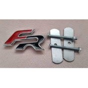 Resim SÜSLEN Seat Ibiza Uyumlu Leon Fr Logo Metal Amblem Fr Vidalı Panjur Arması 