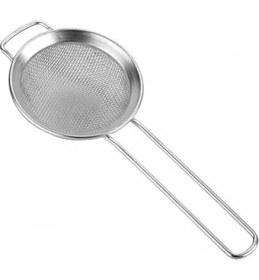 Resim Esmo Home Promosyonca Metal Çay Süzgeci, Uzun Saplı, Gümüş Rengi 