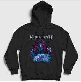 Resim Presmono Unisex Cyber Army Megadeth Kapüşonlu Sweatshirt 