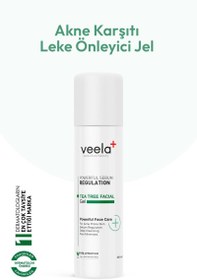 Resim Veela leke karşıtı yüz temizleme jeli tea tree facial gel 