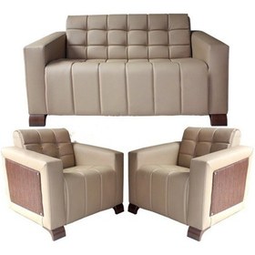 Resim Venom Tpk Deri Büro Kanepe Takımı Bej 