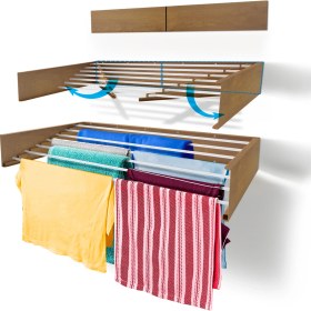 Resim Urban Nouk Modern Çamaşır Kurutma Askısı 120 CM 