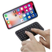 Resim Ergonomik Tasarım Bluetooth Kablosuz Taşınabilir Ipad Android Tv Uyumlu Mini Klavye 