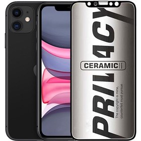 Resim Bzontech Apple iPhone 11 Hayalet Ekran Koruyucu Mat Seramik Hayalet Gizli 