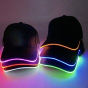 Resim LED Işıklı Beyzbol Şapkası - Pille Çalışan, Partiler, Karnavallar, Kulüpler & Hip Hop Performansları için Kanvas Malzeme 