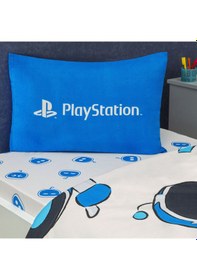 Resim Taç Lisanslı Playstation Astrobot Tek Kişilik Pamuk Nevresim Takımı 100 000000001000050865 Çok Renkli 