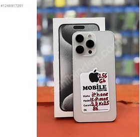 Resim Apple iPhone 15 Pro Max İkinci El TR | 256 GB | Beyaz 