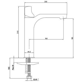 Resim Eca Myra Orta Boy Lavabo Bataryası 102108983H 