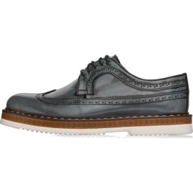Resim Costo Shoes YKP713 Gri Açma Eva Taban Premium Serisi Rahat Geniş Kalıp Hafif Özel Seri El Işçiliği 