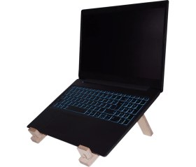 Resim Tufetto Mahi-Mahi Ayarlanabilir Ahşap Laptop ve Kitap Standı 