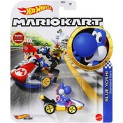 Resim Hot Wheels Mario Kart Karakter Araçlar Blue Yoshi Grn23 