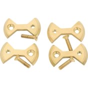 Resim Healeele 1 Takım Titanyum Bisiklet Kilitleme Pedalı Bisiklet Pedalı Plaka Papyon Şekli Sıfır Işık Eylem Vidalar Cıvata, 4 (Yurt Dışından) 