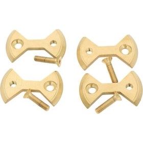 Resim Healeele 1 Takım Titanyum Bisiklet Kilitleme Pedalı Bisiklet Pedalı Plaka Papyon Şekli Sıfır Işık Eylem Vidalar Cıvata, 4 (Yurt Dışından) 